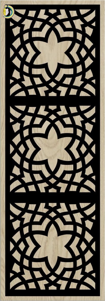 Decorative Slotted Panel 678 Pattern PDF File