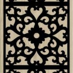 Decorative Slotted Panel 689 Pattern PDF File