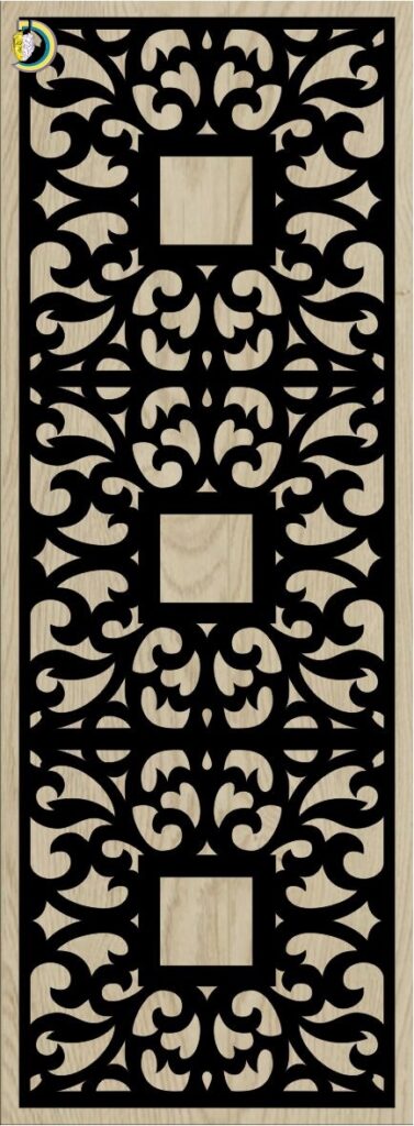 Decorative Slotted Panel 693 Pattern PDF File