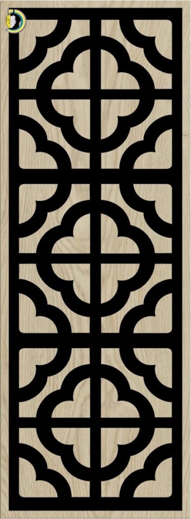 Decorative Slotted Panel 696 Pattern PDF File