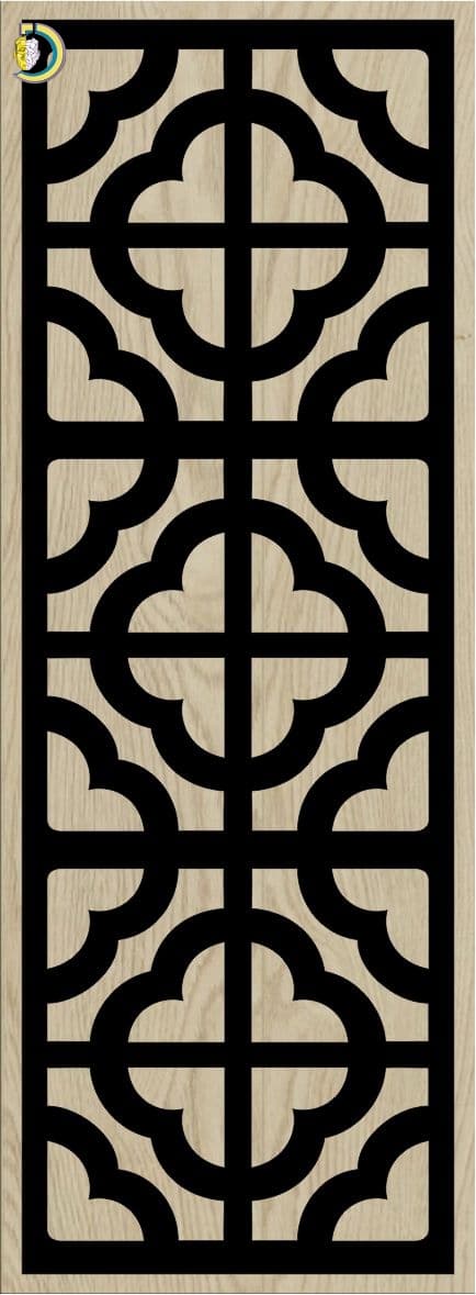 Decorative Slotted Panel 696 Pattern PDF File