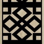 Decorative Slotted Panel 699 Pattern PDF File