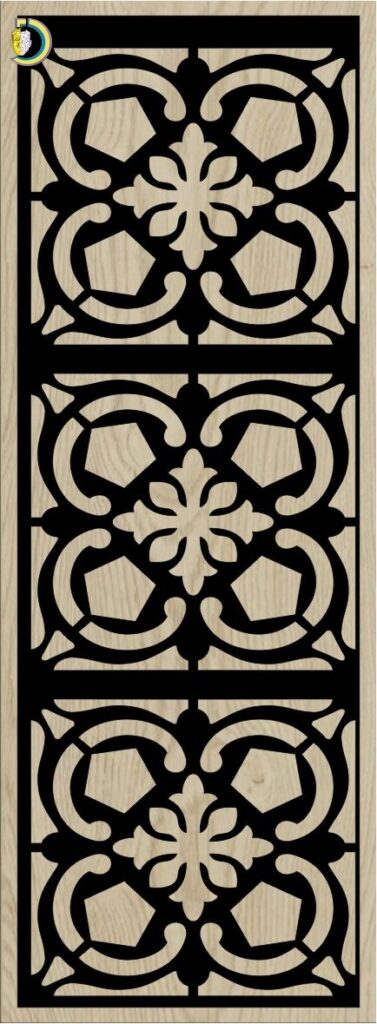 Decorative Slotted Panel 702 Pattern PDF File