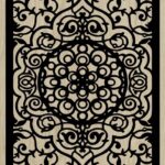 Decorative Slotted Panel 718 Pattern PDF File