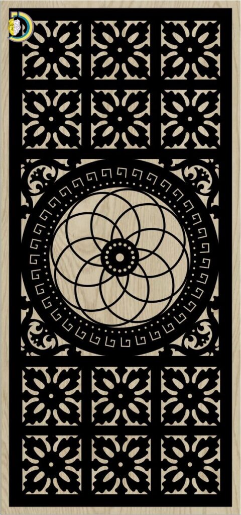 Decorative Slotted Panel 740 Pattern PDF File