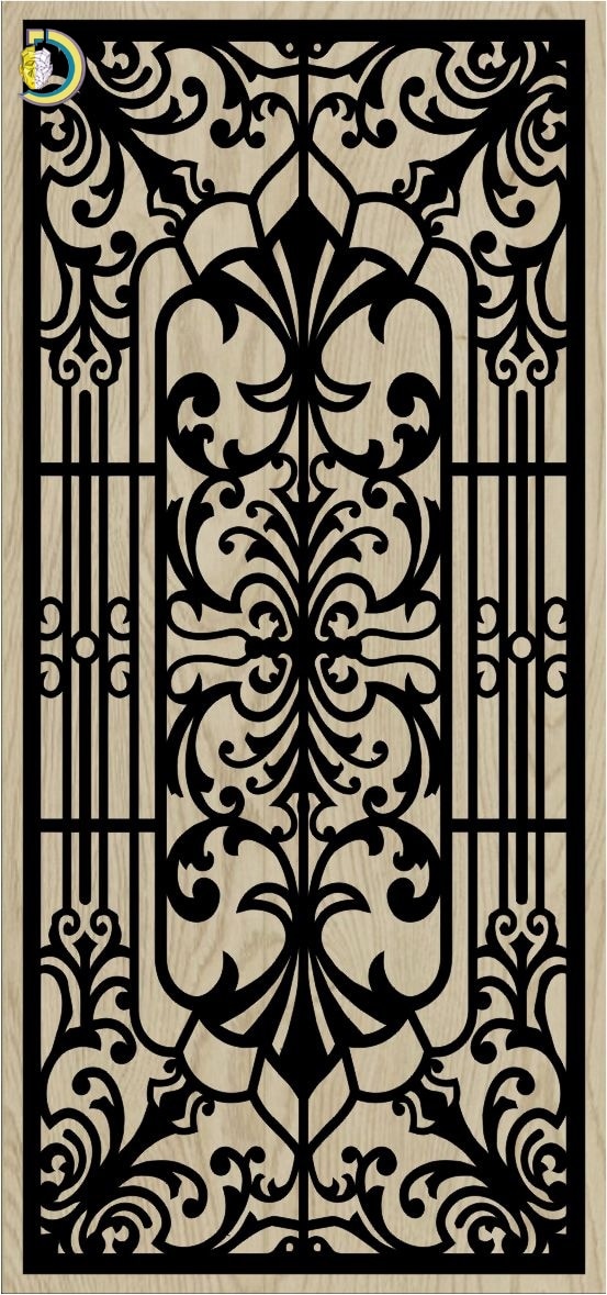 Decorative Slotted Panel 742 Pattern PDF File