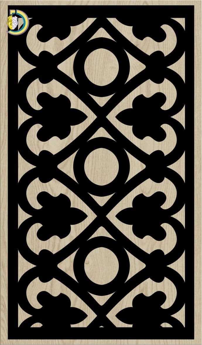 Decorative Slotted Panel 744 Pattern PDF File