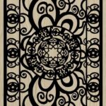 Decorative Slotted Panel 756 Pattern PDF File