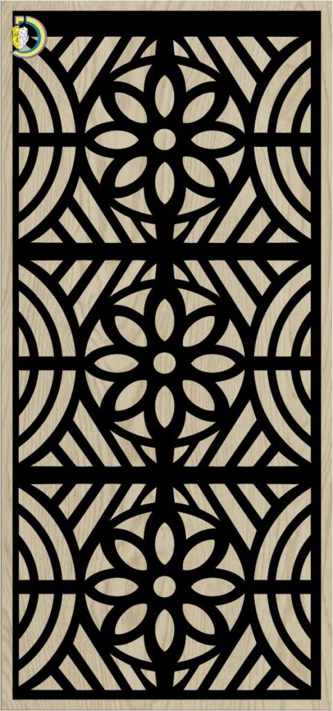 Decorative Slotted Panel 757 Pattern PDF File