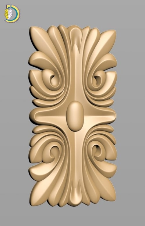 Interior Decor Capital 125 Wood Carving Pattern For CNC Router