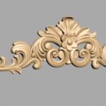 Interior Decor Capital 132 Wood Carving Pattern For CNC Router