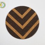 Laser Cut Cork Coasters 3mm SVG Free Vector