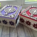 Laser Cut Decorative Gift Box Plywood Free CDR Vector