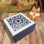 Laser Cut Decorative Pattern Box Free Vector