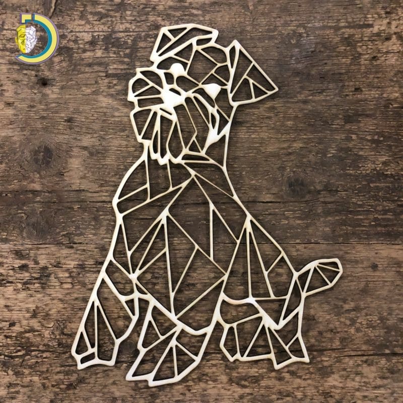 Laser Cut Dog Wall Decor Free Vector