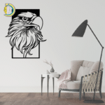 Laser Cut Eagle Metal Wall Decor Free Vector