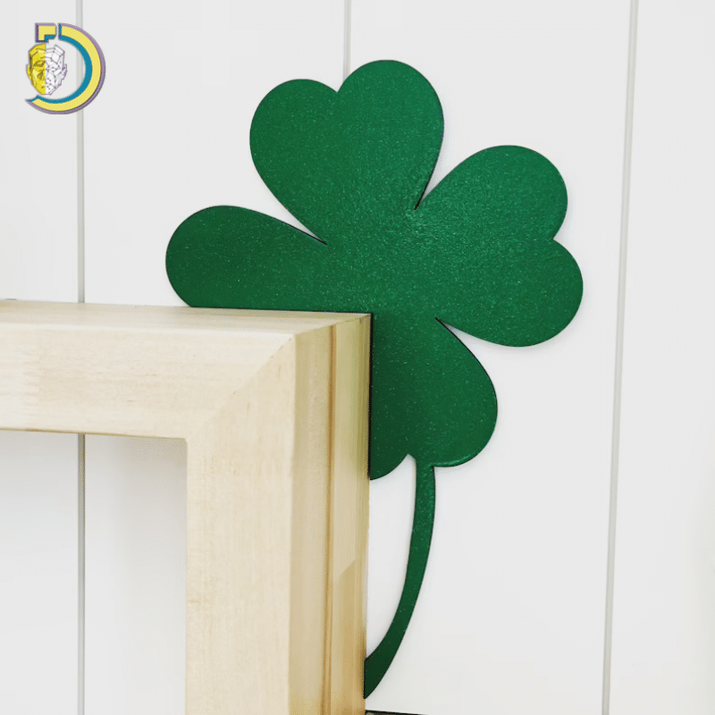 Laser Cut Four Leaf Clover Free Vector