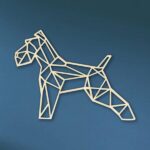 Laser Cut Geometric Fox Terrier SVG DXF Vector