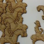 Laser Cut Horse Puzzle CDR Free Vector