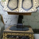 Laser Cut Islamic Quran Book Stand Quran Holder Free Vector