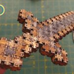 Laser Cut Minecraft Sword 3d Puzzle Free Vector