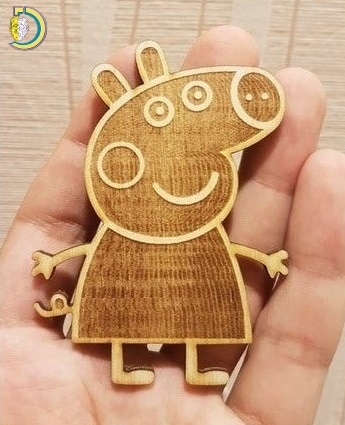 Laser Cut Peppa Pig Free Vector