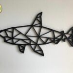 Laser Cut Shark Wall Decor Free Vector