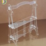 Laser Cut Test Tube Vase Flower Stand Flask Planter Vector