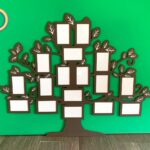 Laser Cut Tree Photo Frame Free Vector