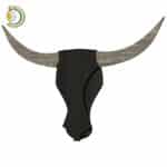 Laser Cut Wooden Bull Head Wall Decor CDR Free Vector