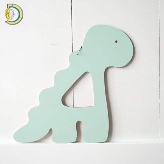 Laser Cut Wooden Dino Pattern Free Vector