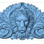 Lion Wood Carving Pattern STL Free Download 3D Model