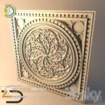 Wood Carving Pattern 45 STL Free Download 3D Model