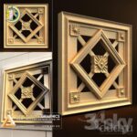 Wood Carving Pattern 50 STL Free Download 3D Model